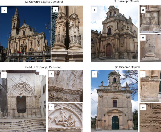 Building stones of the Val di Noto Baroque monuments (Sicily, Italy): multi-scale evaluation of durability in Ragusa and Modica limestones