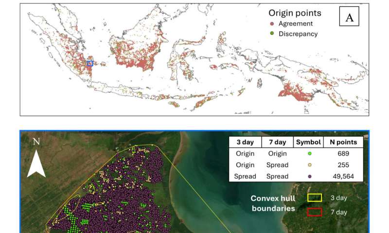 Multiple origin points drive Southeast Asia's catastrophic fires, study finds